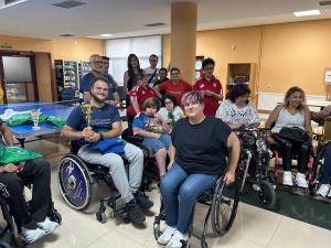 PEPELU del club deportivo metasport campeón ping pong